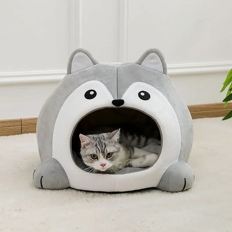 Cama Macia para Gato - Cesta, Sofá, Almofada e Tenda para Gatos e Filhotes