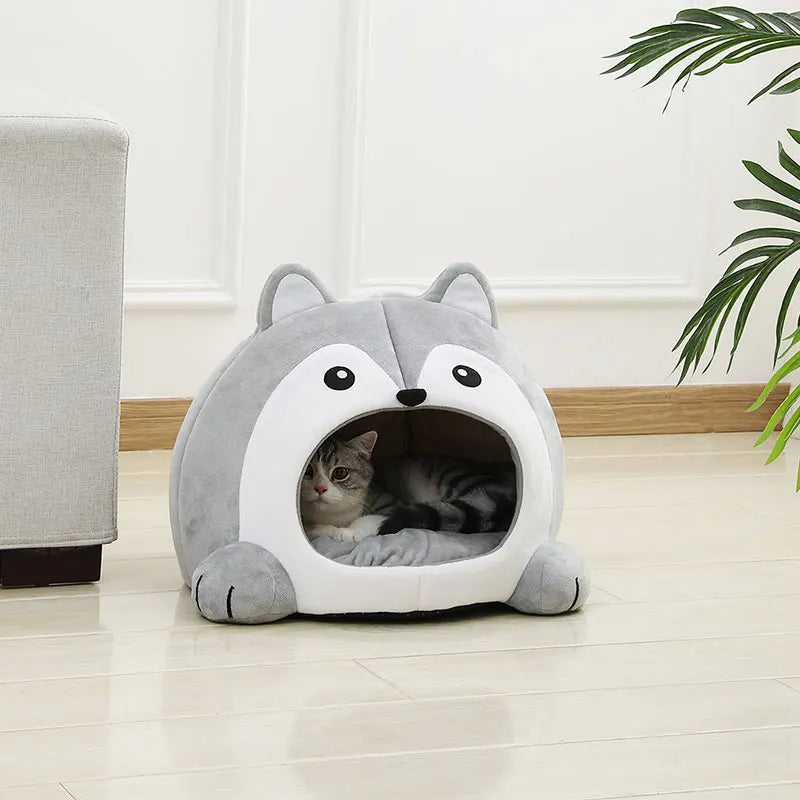 Cama Macia para Gato - Cesta, Sofá, Almofada e Tenda para Gatos e Filhotes