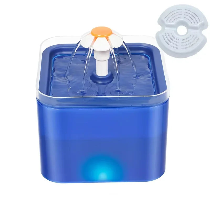 Fonte Automática para Gatos 2L - Bebedouro com Iluminação LED e Logotipo Personalizado