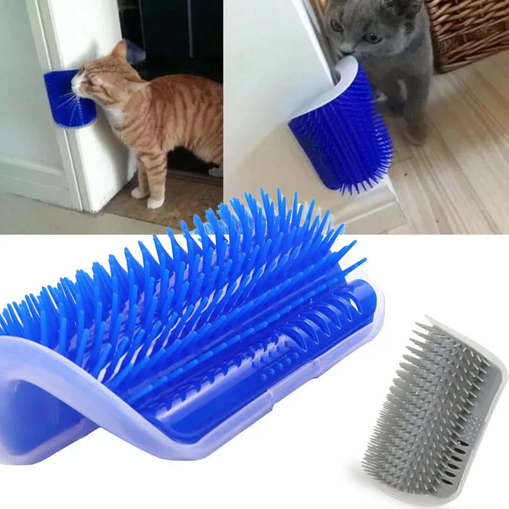 Escova de Auto-higiene para Gato - Pente de Remoção de Pelos com Catnip
