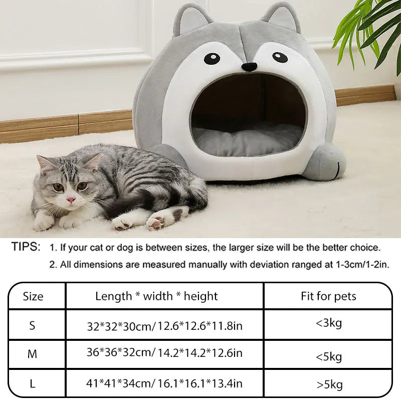 Cama Macia para Gato - Cesta, Sofá, Almofada e Tenda para Gatos e Filhotes