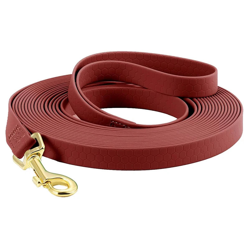 Coleira Longa PVC Impermeável para Cachorro 3M a 15M