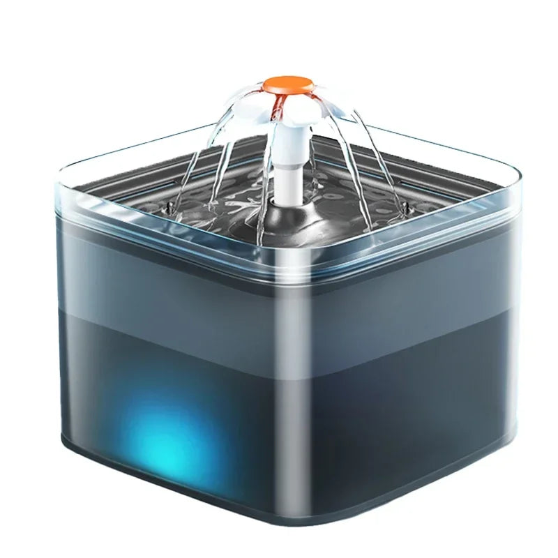 Fonte Automática para Gatos 2L - Bebedouro com Iluminação LED e Logotipo Personalizado