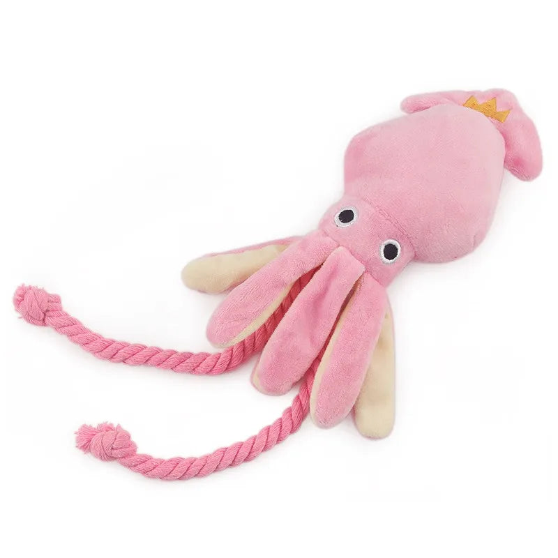 Brinquedo para Cachorro de Pelúcia com Corda