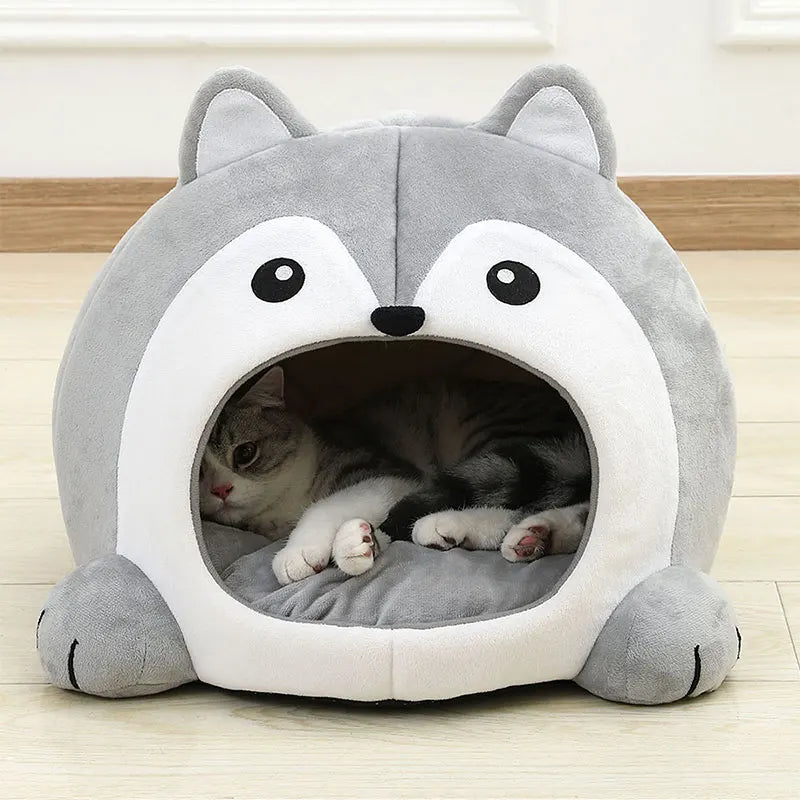 Cama Macia para Gato - Cesta, Sofá, Almofada e Tenda para Gatos e Filhotes