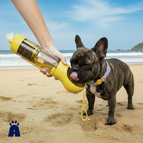 Garrafa Portátil Pet 5 em 1 - Hidratação Alimentação e Higiene