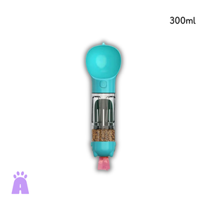 Garrafa Portátil Pet 5 em 1 - Hidratação Alimentação e Higiene