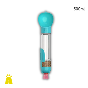 Garrafa Portátil Pet 5 em 1 - Hidratação Alimentação e Higiene