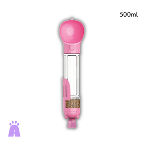 Garrafa Portátil Pet 5 em 1 - Hidratação Alimentação e Higiene