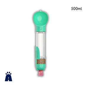 Garrafa Portátil Pet 5 em 1 - Hidratação Alimentação e Higiene