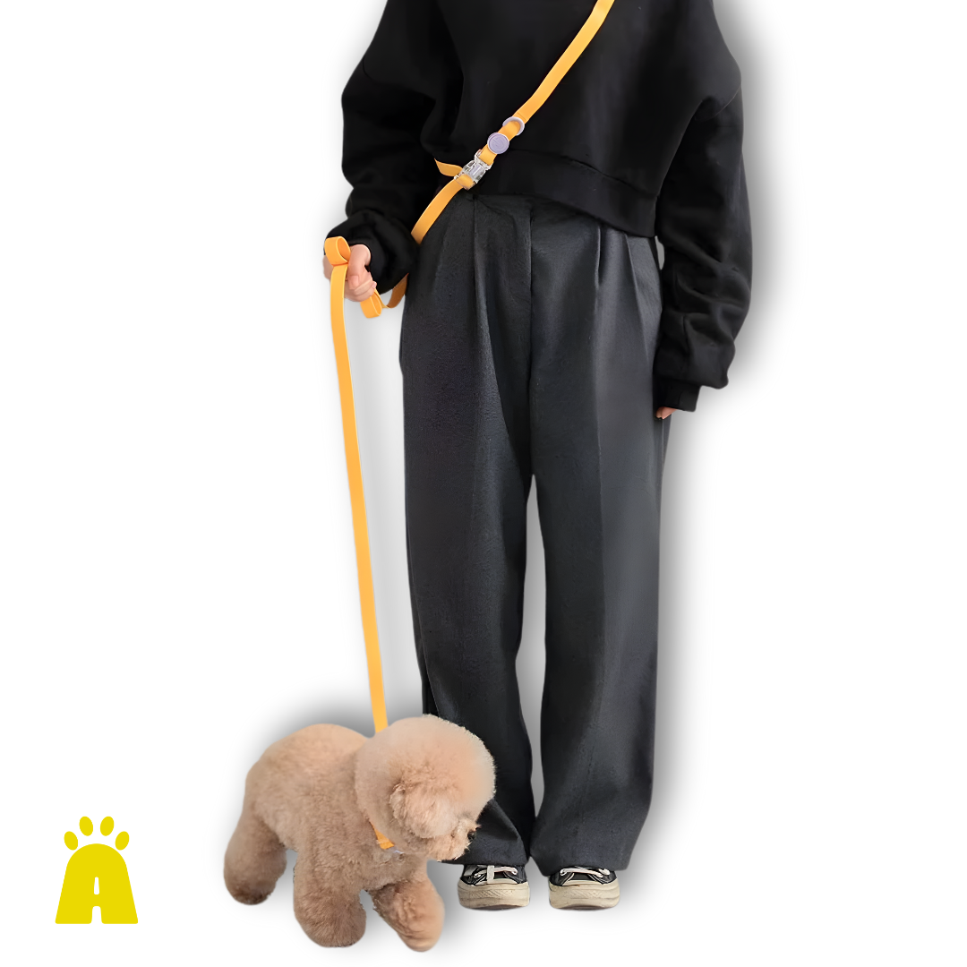 Guia Mãos Livres Impermeável para Cães e Gatos