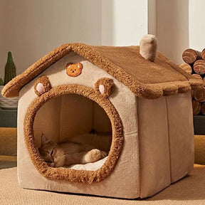 Cama para Pet Universal para Gato e Cachorro Estilo Urso de Pelúcia