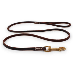 Coleira de Couro para Cães e Gatos - Leash Fino e Durável para Cães Pequenos