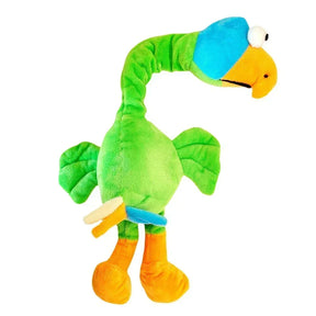 Brinquedo de Pelúcia para Cachorro - Galinha com Som e Resistente à Mordida
