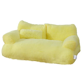 Cama de Luxo para Gato - Sofá Aquecido para Cães e Gatos Pequenos e Médios