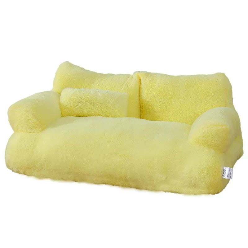 Cama de Luxo para Gato - Sofá Aquecido para Cães e Gatos Pequenos e Médios
