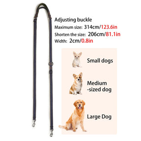 Coleira Jeans Ajustável para Cachorros - Caminhada e Corrida