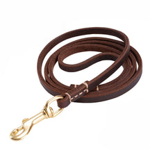 Coleira de Couro para Cães e Gatos - Leash Fino e Durável para Cães Pequenos