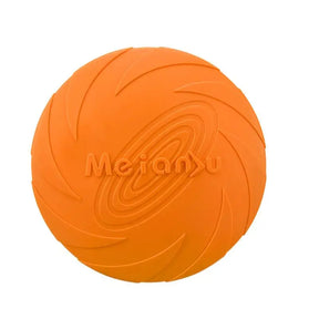 Brinquedo de Disco Voador Resistente para Cães - Treinamento e Jogo Interativo ao Ar Livre