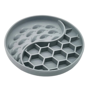 Tigela Lenta para Cachorro de Silicone Não Tóxica