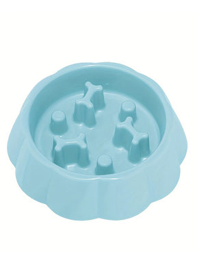 Tigela para Cães com Alimentador Lento - Anti-Asfixia para Cães e Gatos